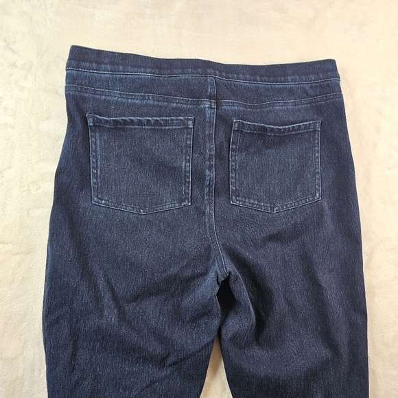 Spanx Jeans Pull On Skinny Jeans 1X Plus Size Women’s Jeggings Plus Medium Blue - Picture 8 of 9